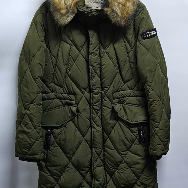 내셔널지오그래픽 여성 퀼팅 롱패딩 S