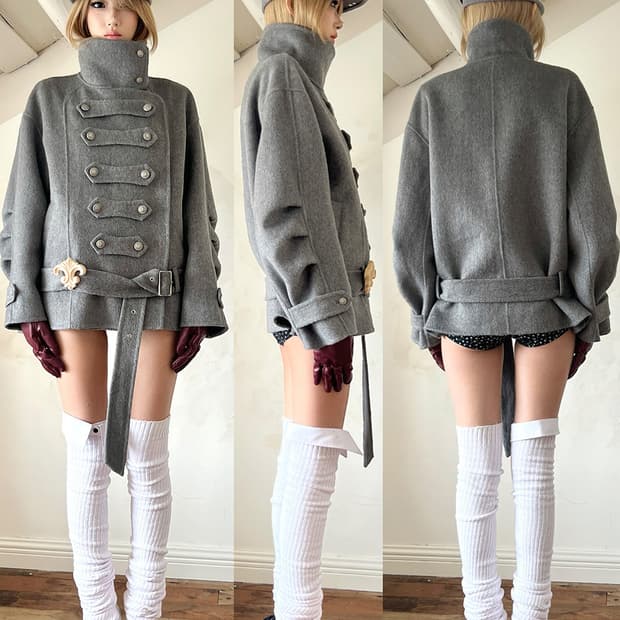 Nit alcove 나폴레옹 하이넥 울 자켓