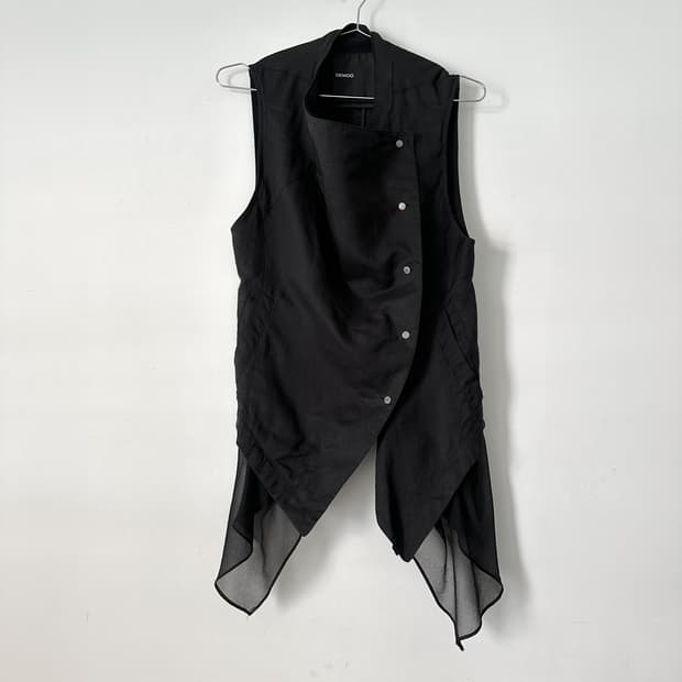 DEMOO PARKCHOONMO drape open vest