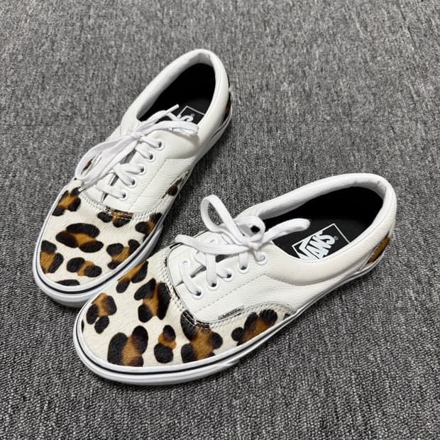 Vans Era Leopard True White