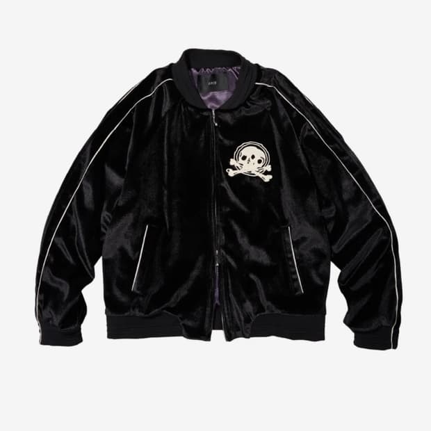 ETCE SKULL VELVET SOUVENIR JACKET