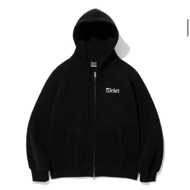 테켓 후드집업 블랙 M