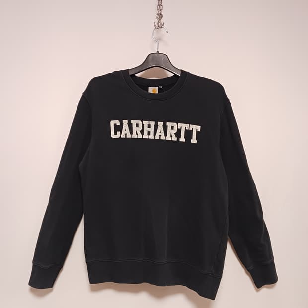 칼하트 남성 블랙 맨투맨