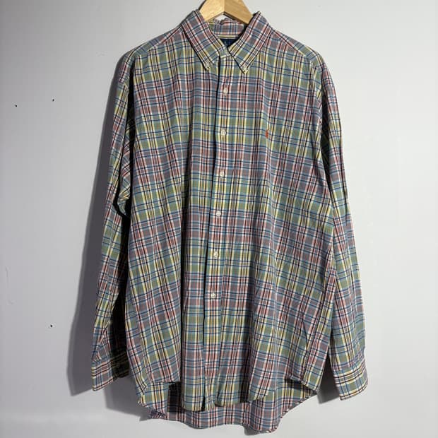 폴로 랄프로렌 파스텔 톤 체크 셔츠 (무료배송)