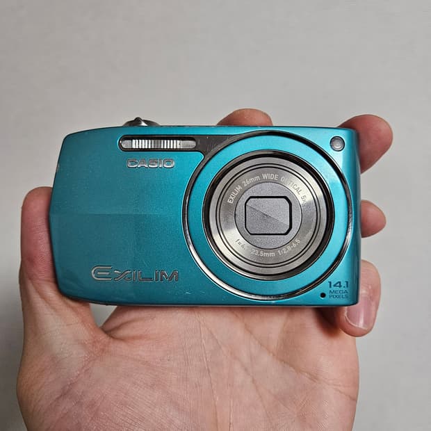 (아일릿 모카 디카) 카시오 엑슬림 EX-Z2300 민트색