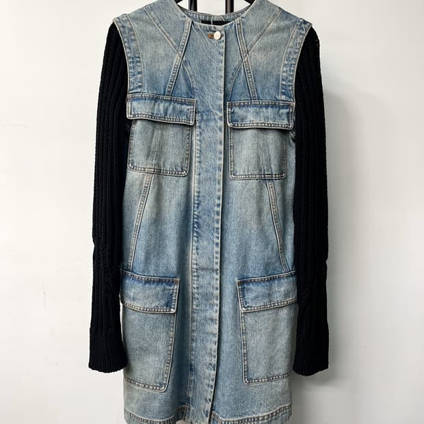 알렉산더 왕 데님 발마칸 자켓