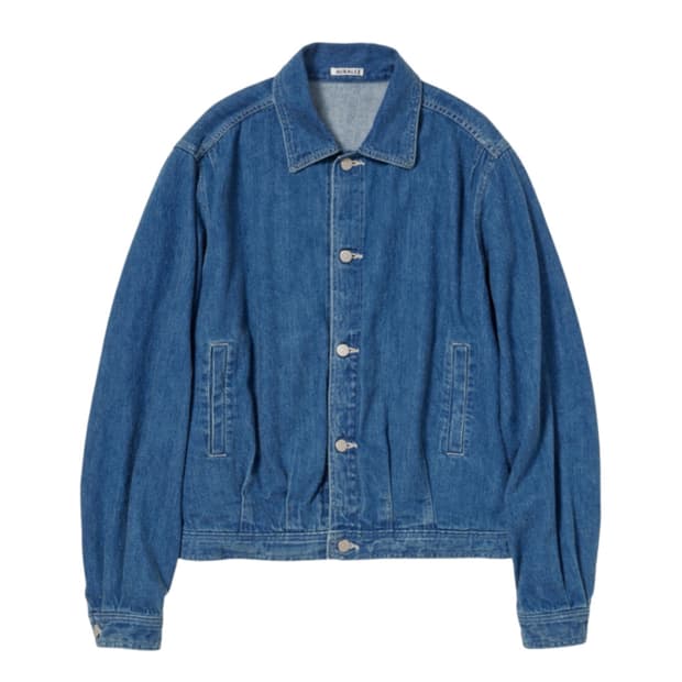 오라리 / 셀비지 라이트 데님 블루종