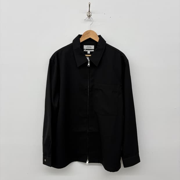 COS 블랙 집업 블루종 남성XL