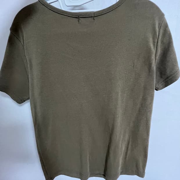 무지 반팔티 카키