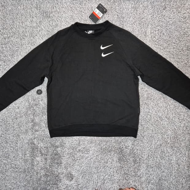 [새상품]나이키 남성 더블스우시 스웨트 맨투맨 L