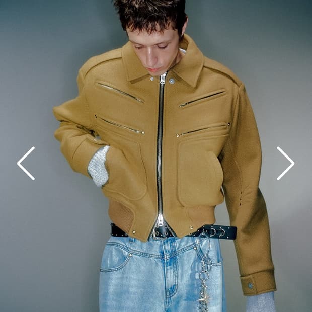 베이컨트 아카이브 울 블루종 자켓 m