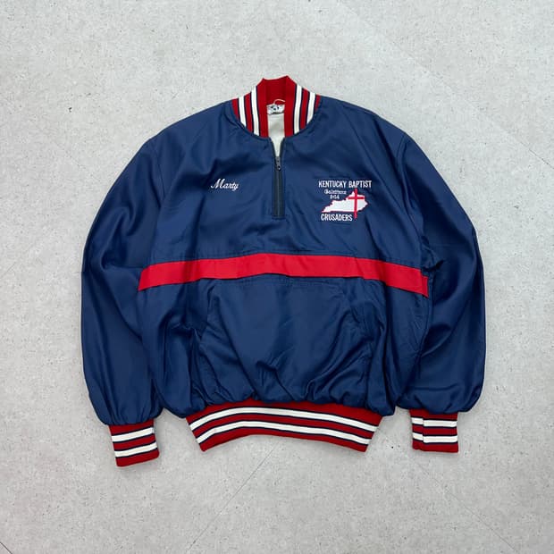 Leader sportwear 나일론 하프집업