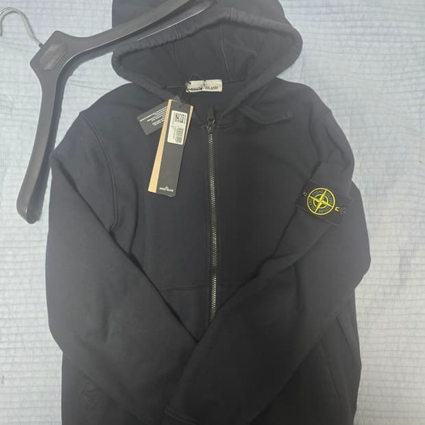 25SS 스톤아일랜드 다크네이비 후드집업 M