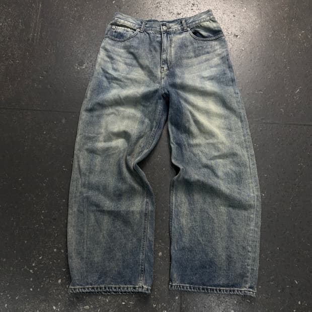 34 비바스튜디오 와이드 데님팬츠 