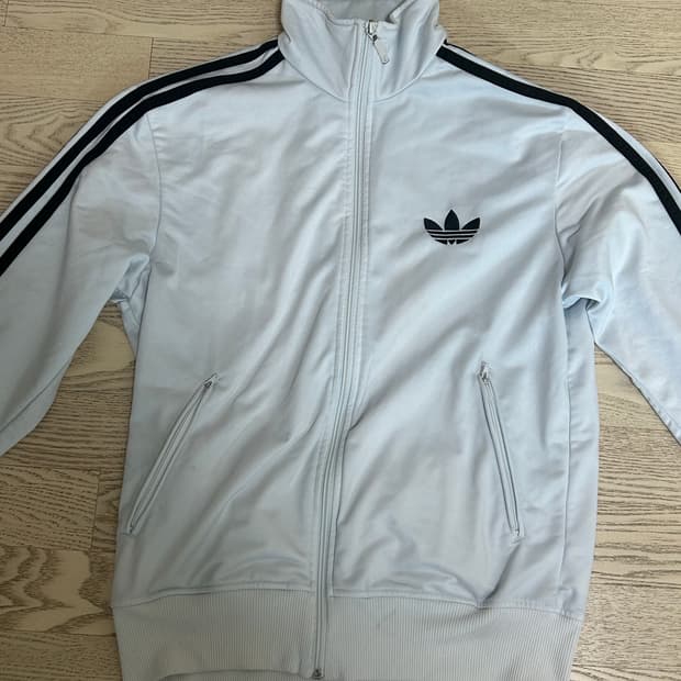 아디다스 파이어버드 화이트색 져지 s