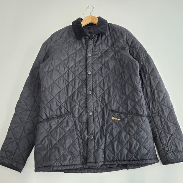 바버 리데스데일 퀼팅 자켓 블랙 S