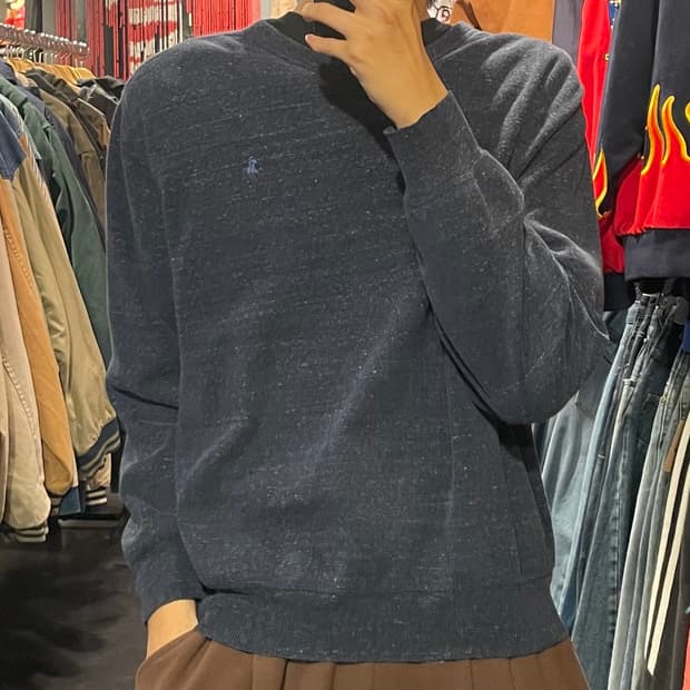 [IM] Polo 폴로랄프로렌 네이비 라운드넥 긴팔니트
