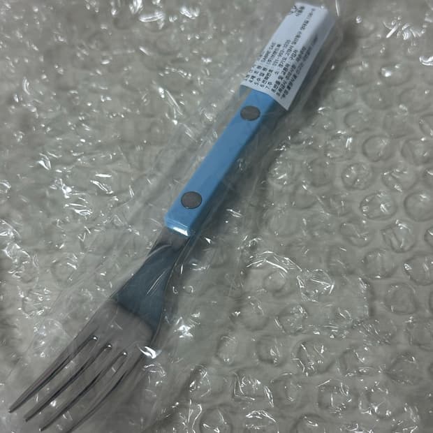 새상품) 사브르 디저트 커트러리 파스텔블루 포크