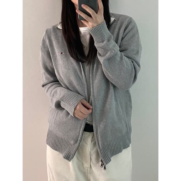 타미힐피거 니트집업