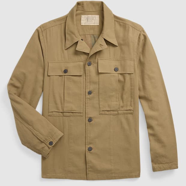 RRL 도비 그래픽 오버셔츠 M 새상품