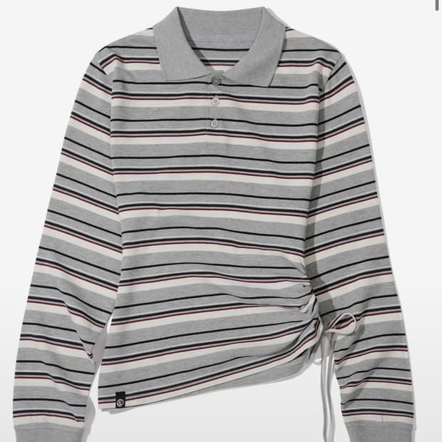 세컨모놀로그 스트라이프 카라티