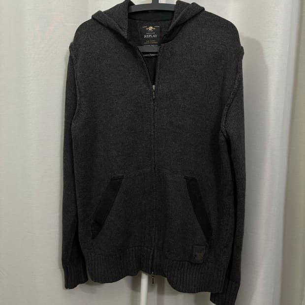 Replay 지퍼 후드집업