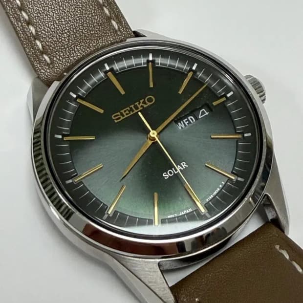 세이코 솔라 녹판 