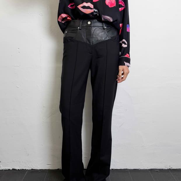garter flare pants