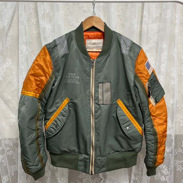 M) 엑스톤즈 MA-1 항공점퍼 카키