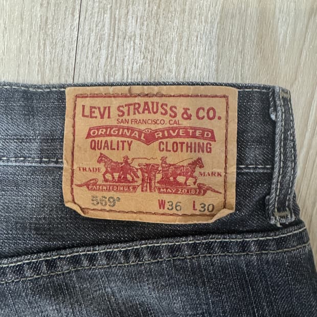 (36) 리바이스 569 흑청데님