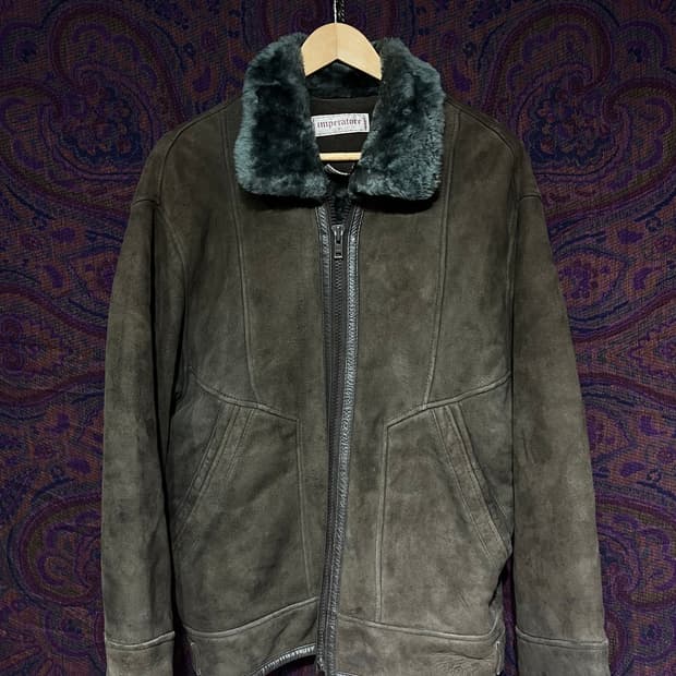 스웨이드 무스탕 시어링자켓 