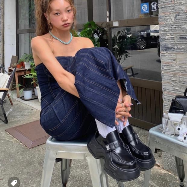 루이비통 아치라이트 2.0 플랫폼 로퍼