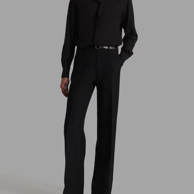 허스밴드파리 허즈밴드 파리 Husbands paris 블랙 와이드트라우져