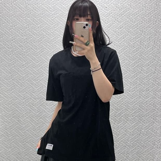 러셀 애슬레틱 빈티지 캐주얼 포켓 워크 반팔티 L C13020