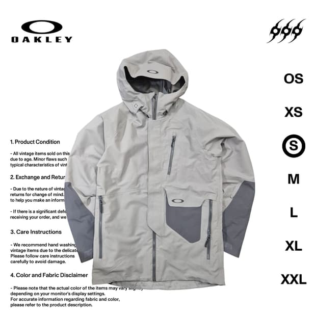 오클리 아워글라스 3L 고어텍스 S사이즈 자켓