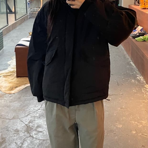파르티멘토 블랙 패딩 H405