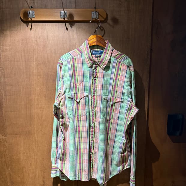 [L] 폴로 Polo Ralph Lauren 멀티컬러 웨스턴 셔츠