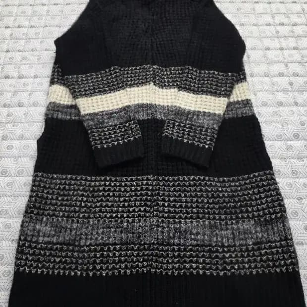 TIME 타임 롱 니트 가디건 ~F