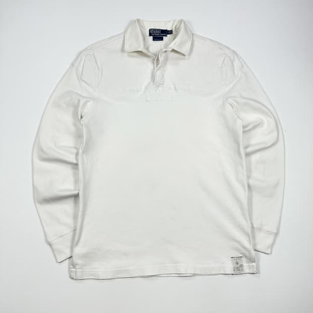 폴로 랄프로렌 클래식 럭비티 화이트 L