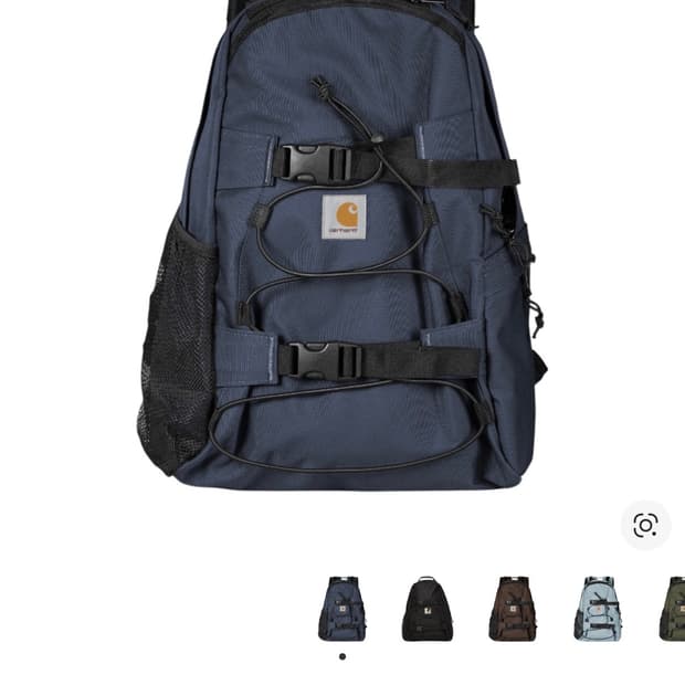 칼하트 WIP 킥플립 백팩 블루