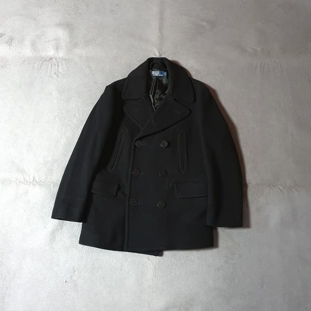 새상품급 폴로 uss 피코트 L 블랙