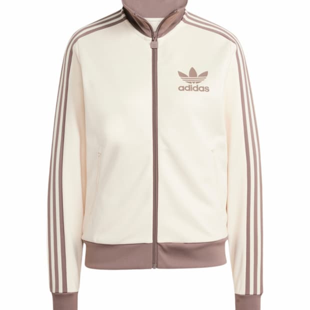 아디다스 베켄바우어 트 랙탑 원더 화이트 트레이스 브라운