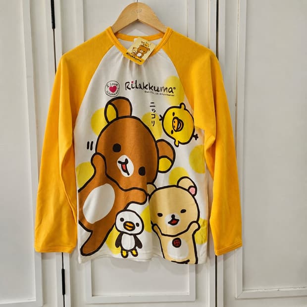 Rilakkuma(리락쿠마) 정품 빅프린팅 나그랑 롱슬리브