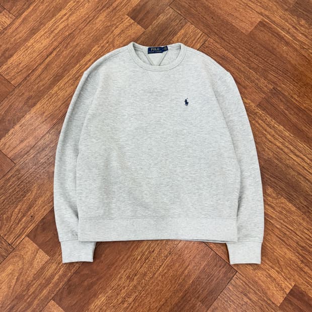 M 폴로 랄프로렌 그레이 라운드 맨투맨(안감기모)
