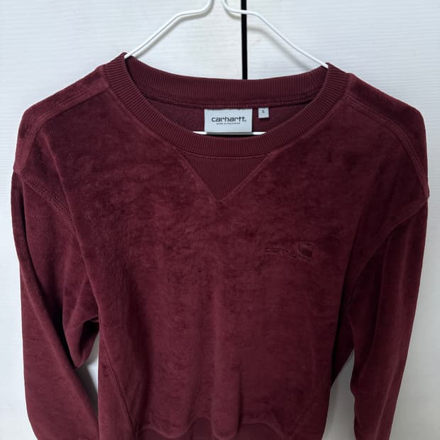 칼하트 버건디 맨투맨