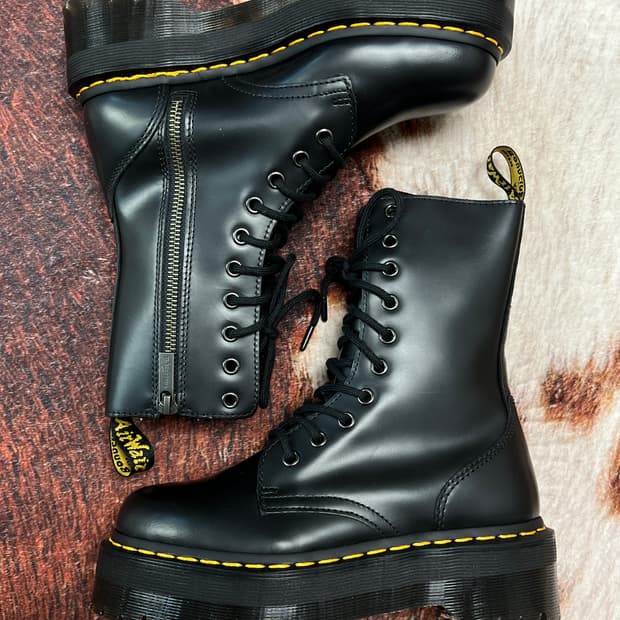 [230] 닥터마틴 제이든 하이 플랫폼 워커 블랙