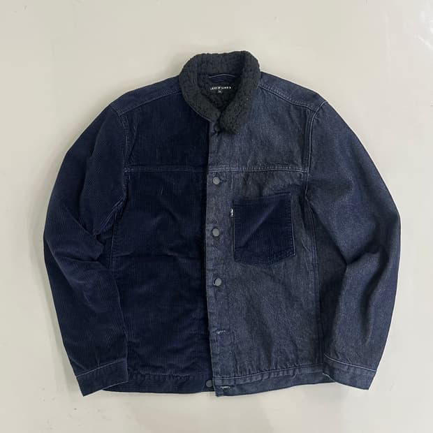 리바이스 코듀로이 데님  셰르파 트러커 자켓