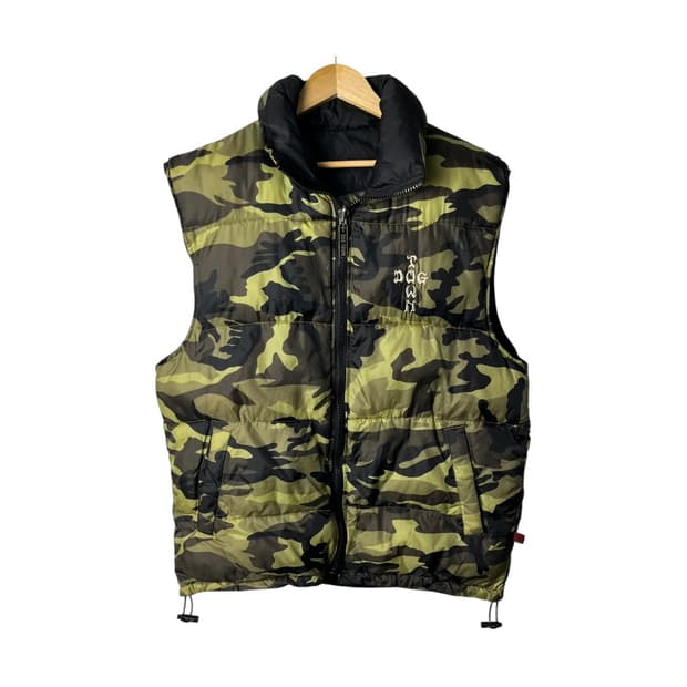 [Dogtown] 도그타운 카모 패딩 베스트