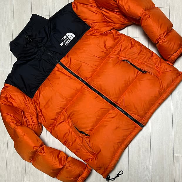 노스페이스 눕시700 오렌지/블랙 L사이즈(아시아)