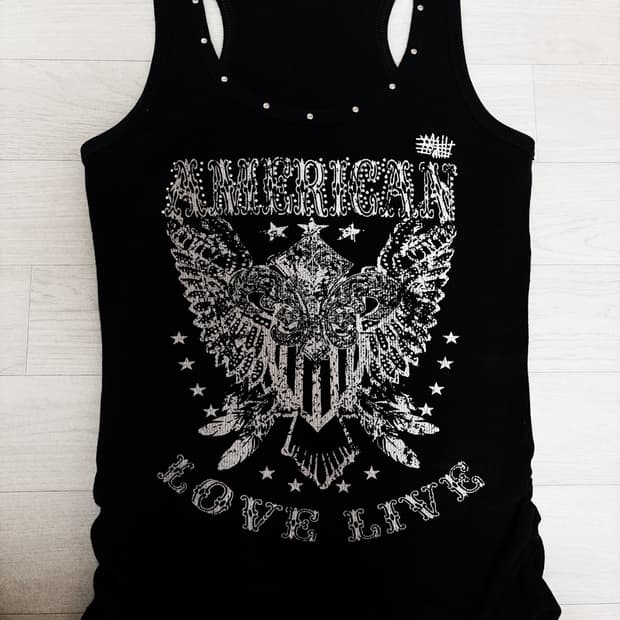 AMERICAN LOVE LIVE cubic 슬리브리스 나시